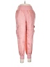 Cinq à Sept 100% Cupro Pink Cargo Pants Size M - photo 1