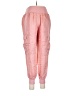 Cinq à Sept 100% Cupro Pink Cargo Pants Size M - photo 2