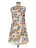CeCe 100% Polyester Floral Ivory Casual Dress Size 6 - photo 2