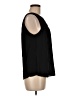 Pale Sky 100% Polyester Black Sleeveless Blouse Size M - photo 4