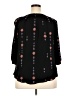 Pale Sky Black 3/4 Sleeve Blouse Size 2X - photo 2