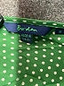 Boden 100% Viscose Polka Dots Green 3/4 Sleeve Blouse Size 18 - photo 7