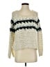 Free People Stripes Ivory Pullover Sweater Size XS - photo 1