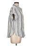 Thread & Supply Stripes Gray Short Sleeve Button-Down Shirt Size L - photo 4