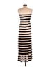 Weavers Stripes Tan Casual Dress Size S - photo 2