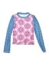 Nicole Miller New York Blue Rash Guard Size 14 - photo 1