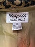 Focus 2000 100% Polyester Animal Print Brown Blazer Size 6 - photo 6
