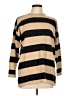 Nordstrom Stripes Tan Pullover Sweater Size L - photo 1