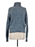 Future Collective Tweed Blue Turtleneck Sweater Size M - photo 1