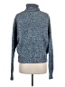 Future Collective Tweed Blue Turtleneck Sweater Size M - photo 2