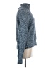 Future Collective Tweed Blue Turtleneck Sweater Size M - photo 4