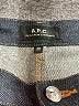 A.P.C. 100% Cotton Chevron-herringbone Blue Jeans Size 30 waist - photo 4