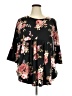 Reba Black Long Sleeve Blouse Size 2X (estimated) - photo 1
