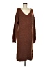 Caslon Brown Casual Dress Size M - photo 1