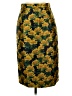 ISLA MAUDE 100% Polyester Tropical Yellow Formal Skirt Size S - photo 1