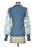 Sioni Blue Long Sleeve Blouse Size S - photo 2
