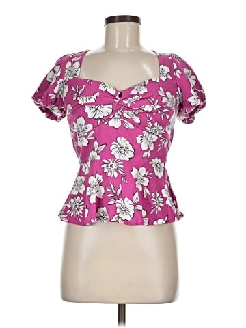 Francesca's Short Sleeve Blouse (view 1)