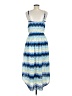 Ramy Brook 100% Polyester Print Blue Casual Dress Size M - photo 2