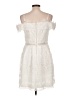 Francesca's 100% Polyester Ivory Cocktail Dress Size L - photo 2