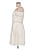 Francesca's 100% Polyester Ivory Cocktail Dress Size L - photo 5