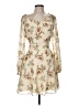 Sachin + Babi 100% Polyester Floral Ivory Cocktail Dress Size 8 - photo 1