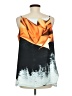 Clover Canyon 100% Polyester Orange Sleeveless Blouse Size L - photo 2