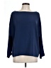 St. John Blue Long Sleeve Blouse Size L - photo 1