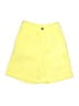 Shein Chevron-herringbone Yellow Shorts Size XS - photo 1