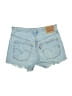 Levi's 100% Cotton Blue Denim Shorts Size 25 waist - photo 2