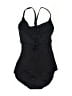 Assorted Brands Solid Black One Piece Swimsuit Size S - photo 2