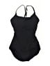 Assorted Brands Solid Black One Piece Swimsuit Size S - photo 1