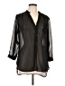 Live 4 Truth 100% Polyester Black 3/4 Sleeve Blouse Size L - photo 1
