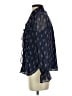 Talbots Blue 3/4 Sleeve Blouse Size XS - photo 5
