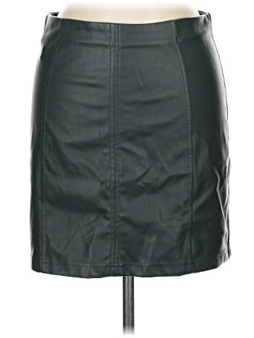 Shinestar Faux Leather Skirt (view 1)