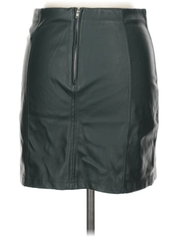 Shinestar Faux Leather Skirt (view 2)