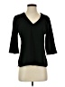 Ann Taylor Black 3/4 Sleeve Top Size S - photo 1