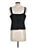 Tess 100% Silk Black Sleeveless Top Size 10 - photo 2