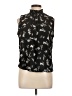 NY Invasion Black Sleeveless Blouse Size L - photo 1