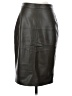 MNG 100% Polyester Gray Faux Leather Skirt Size 4 - photo 1