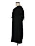 Charles Henry Solid Black Casual Dress Size M - photo 5