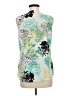 Van Heusen 100% Polyester Green Sleeveless Blouse Size M - photo 2