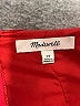 Madewell 100% Polyester Red Cocktail Dress Size 14 - photo 7