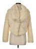 Decree 100% Polyester Ivory Faux Fur Jacket Size M - photo 1