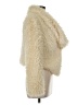 Decree 100% Polyester Ivory Faux Fur Jacket Size M - photo 4