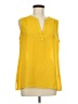 Chaus Yellow Sleeveless Blouse Size M - photo 1
