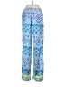 Etcetera 100% Polyester Print Blue Casual Pants Size 6 - photo 2
