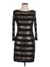 Phase Eight 100% Viscose Metallic Black Cocktail Dress Size 10 - photo 1