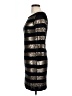 Phase Eight 100% Viscose Metallic Black Cocktail Dress Size 10 - photo 5
