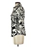 Cache Animal Print Ivory Short Sleeve Silk Top Size S - photo 5
