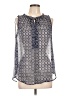 Liz Claiborne Blue Sleeveless Blouse Size L - photo 1